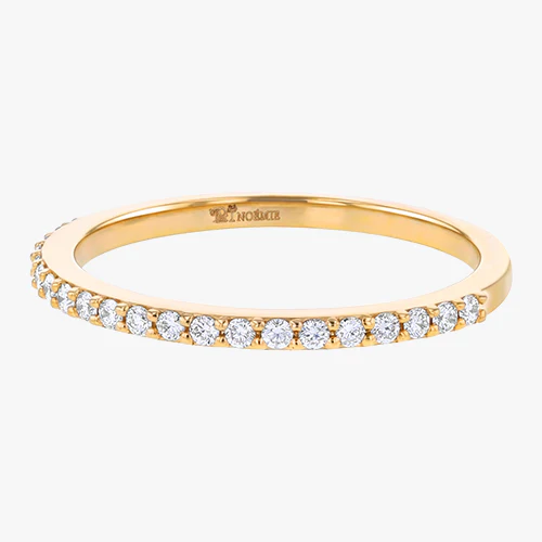 0.20 Carat Diamond Half Eternity Ring - 18K Gold | VS Clarity - Image 3