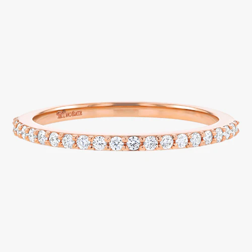0.20 Carat Diamond Half Eternity Ring - 18K Gold | VS Clarity - Image 4