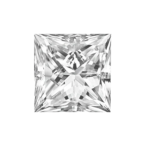1.01ct GIA Princess H/SI1 Natural
