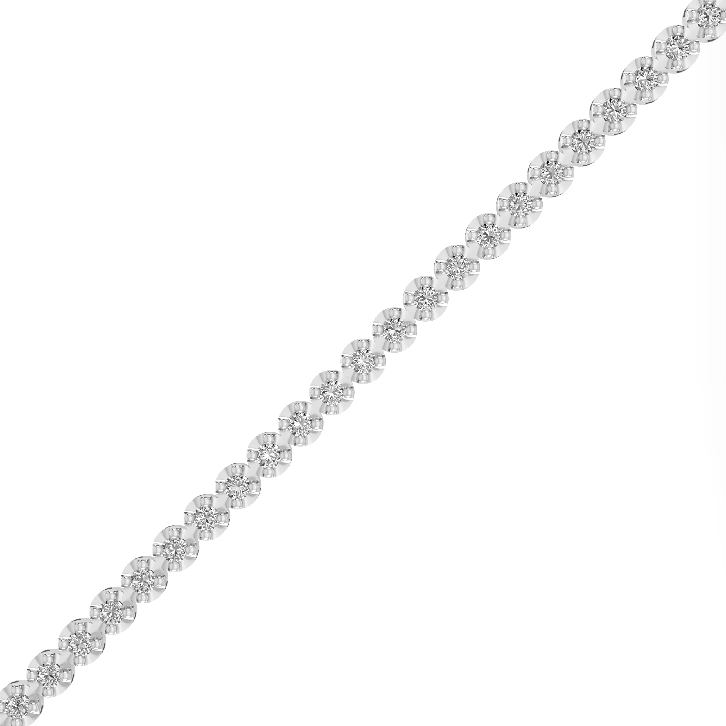 1 Carat Diamonds Tennis Bracelet - 14K Gold | VS Clarity Lab Grown Diamonds - Image 3
