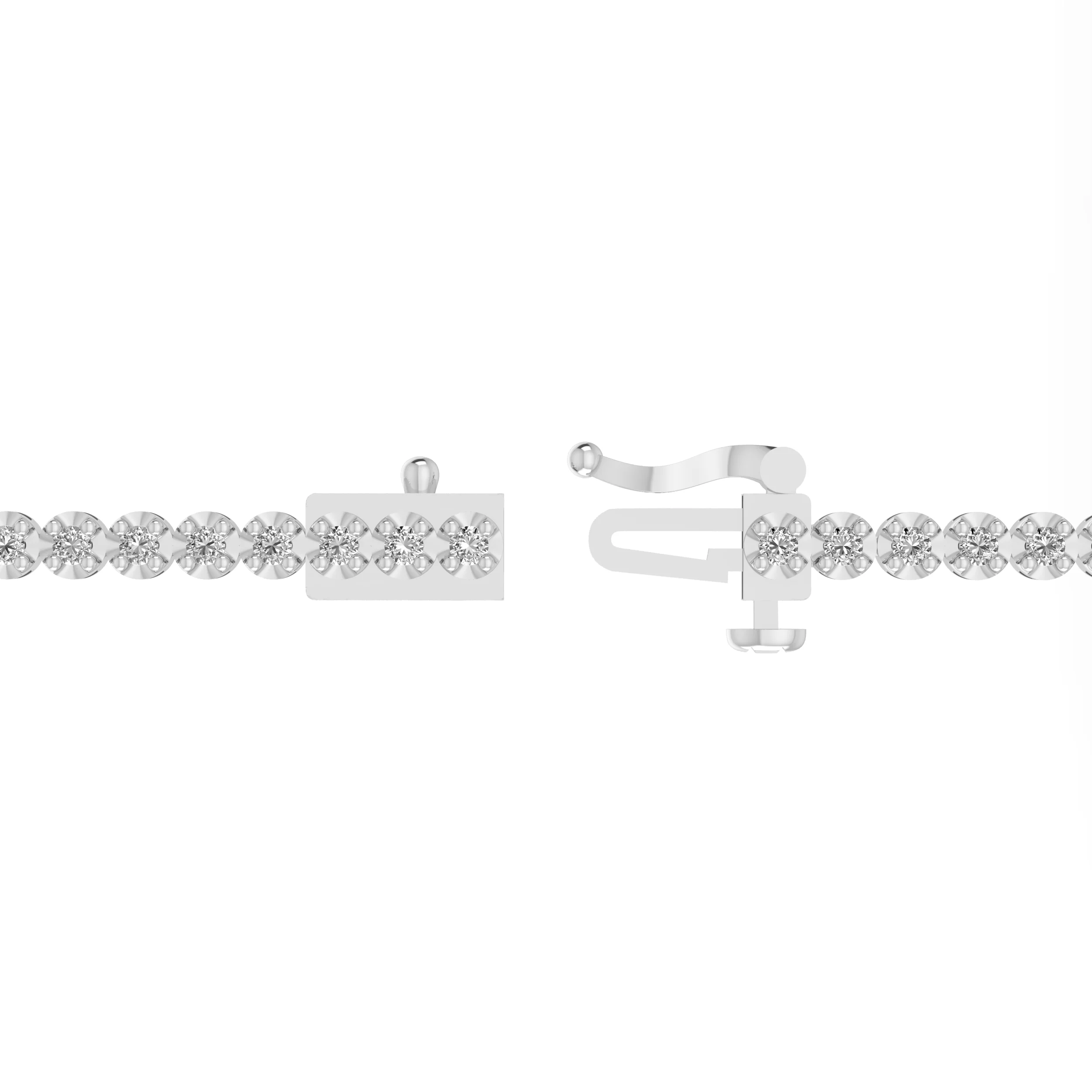 1 Carat Diamonds Tennis Bracelet - 14K Gold | VS Clarity Lab Grown Diamonds - Image 4