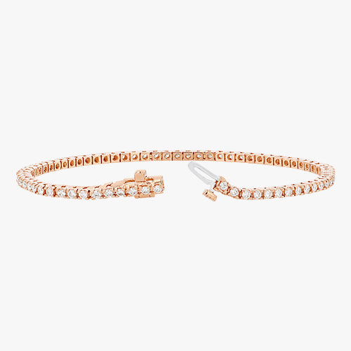 Diamond Tennis Bracelet - 18K Gold | VS Clarity Natural Diamonds - Image 4