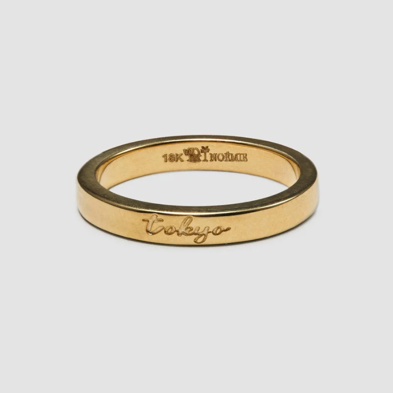 "I love You" City Ring - 18K Gold - Image 4