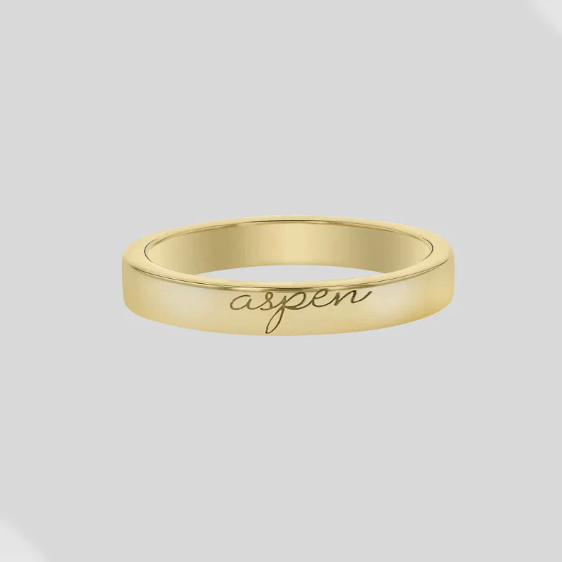 "I love You" City Ring - 18K Gold - Image 6