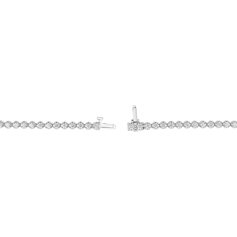 3 Carat Diamond Tennis Necklace - 14K Gold | VS Clarity Lab Grown Diamonds - Image 9