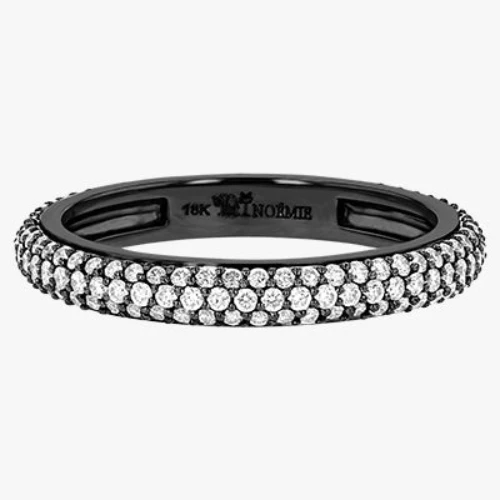 3 Row Pavé Ring - 14K Gold | VS Clarity Lab Grown Diamonds