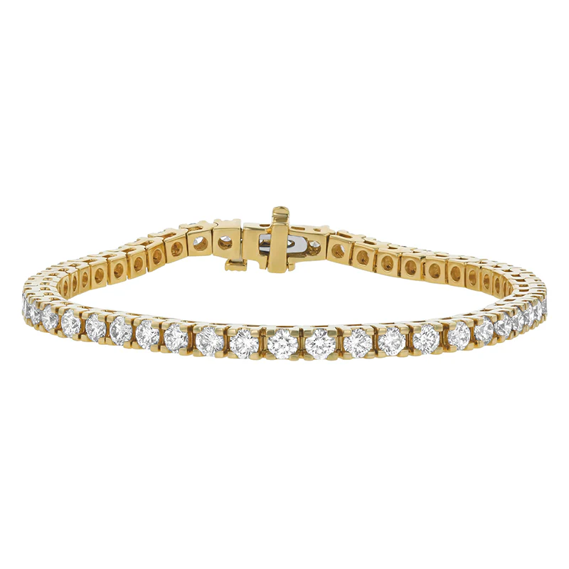 5 Carat Diamonds Tennis Bracelet - 14K Gold | VS Clarity Lab Grown Diamonds - Image 4