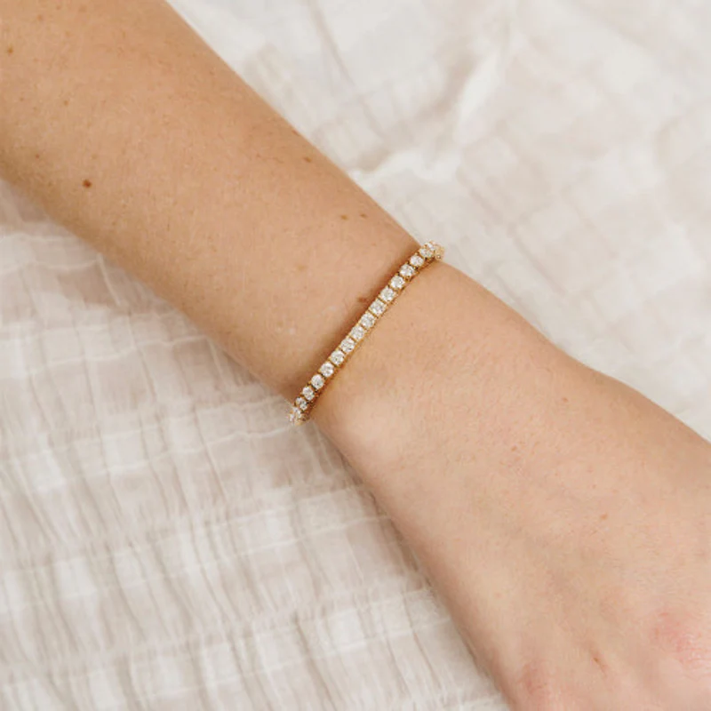 5 Carat Diamond Tennis Bracelet - 18K Gold | VS Clarity Natural Diamonds - Image 4