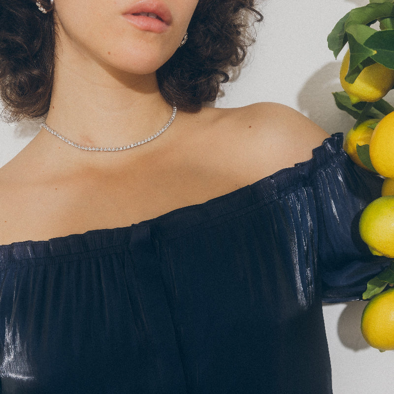 5 Carat Diamond Tennis Necklace - 14K Gold | VS Clarity Lab Grown Diamonds - Image 7