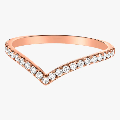 Chevron Diamond Ring - 18K Gold | VS Clarity Natural Diamonds - Image 4