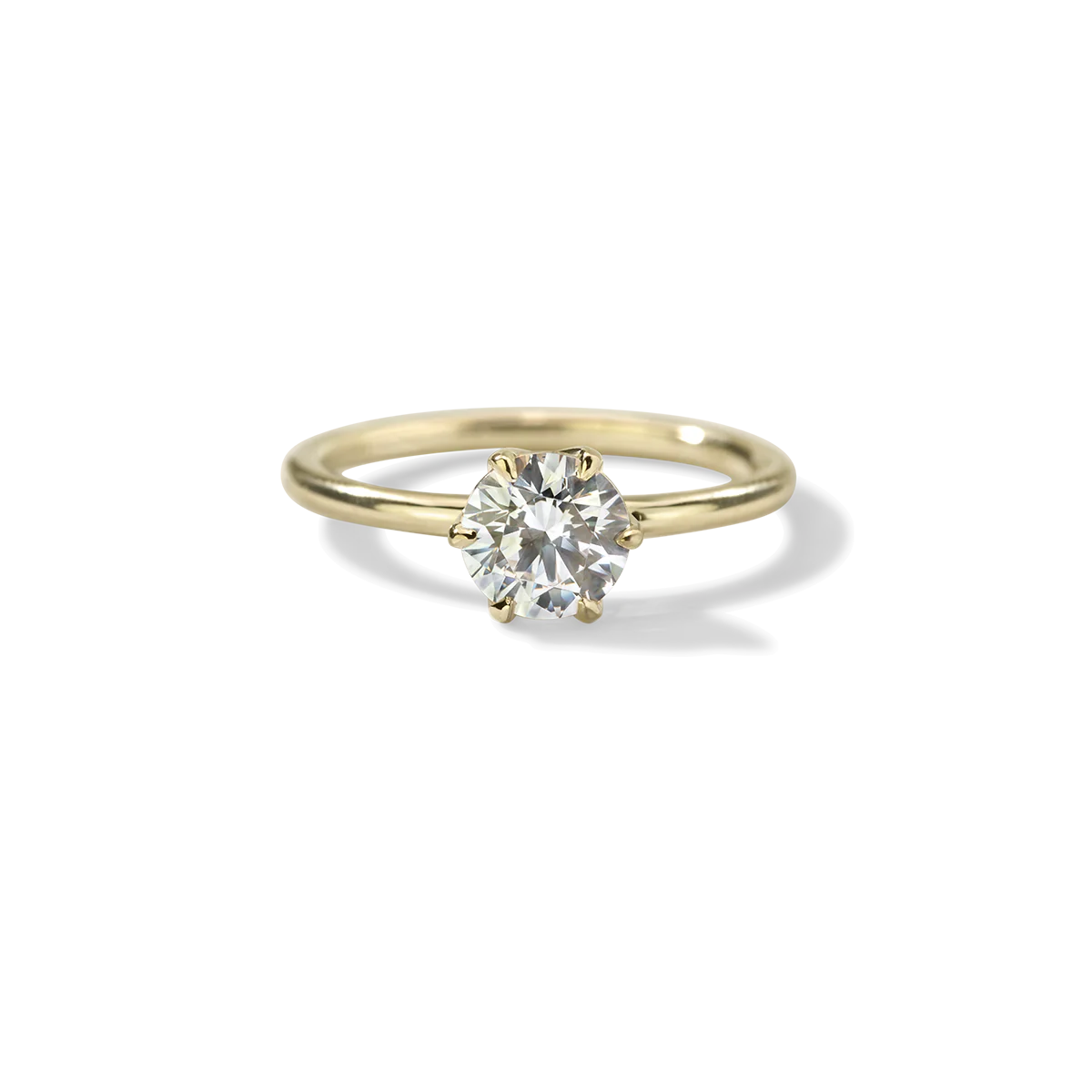 Chispa Sparkle Diamond Engagement Ring - 18K Gold