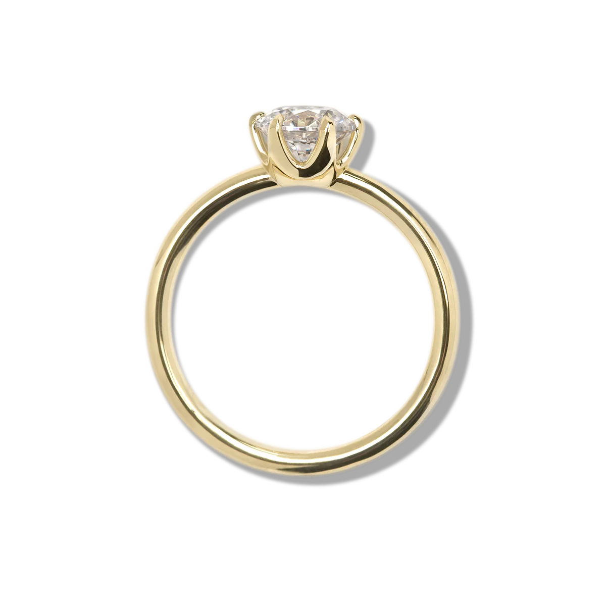 Chispa Sparkle Diamond Engagement Ring - 18K Gold - Image 13