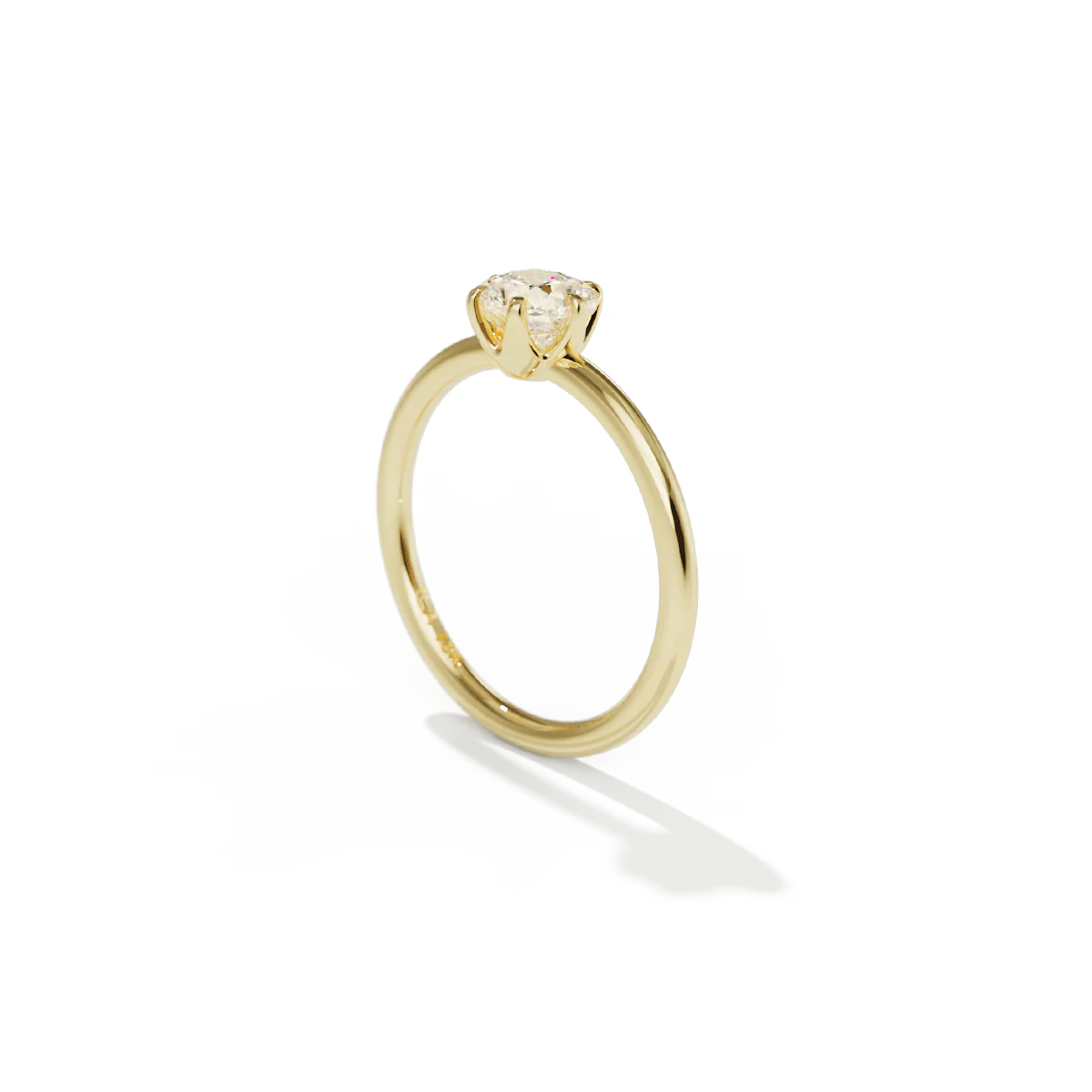 Chispa Sparkle Diamond Engagement Ring - 18K Gold - Image 20