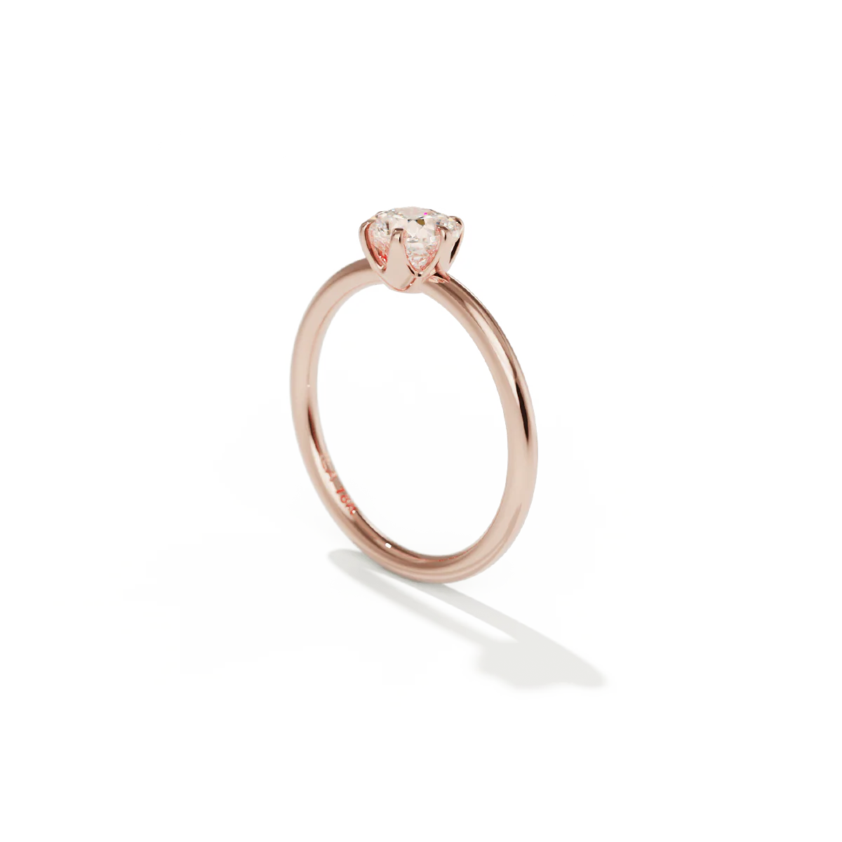 Chispa Sparkle Diamond Engagement Ring - 18K Gold - Image 24
