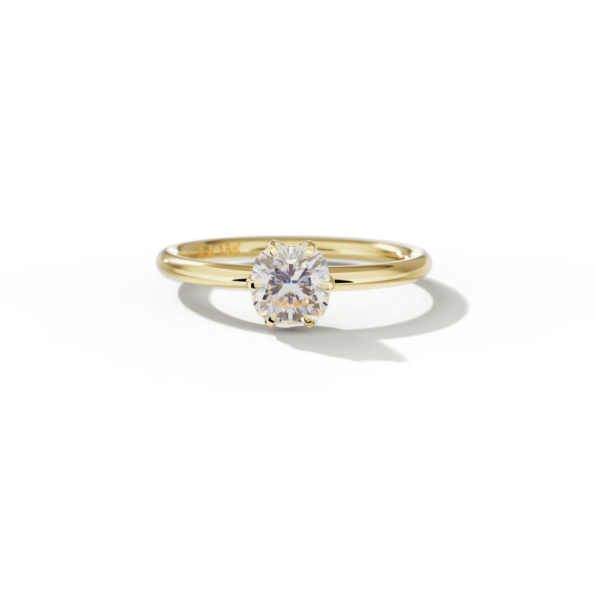 Chispa Sparkle Diamond Engagement Ring - 18K Gold - Image 4