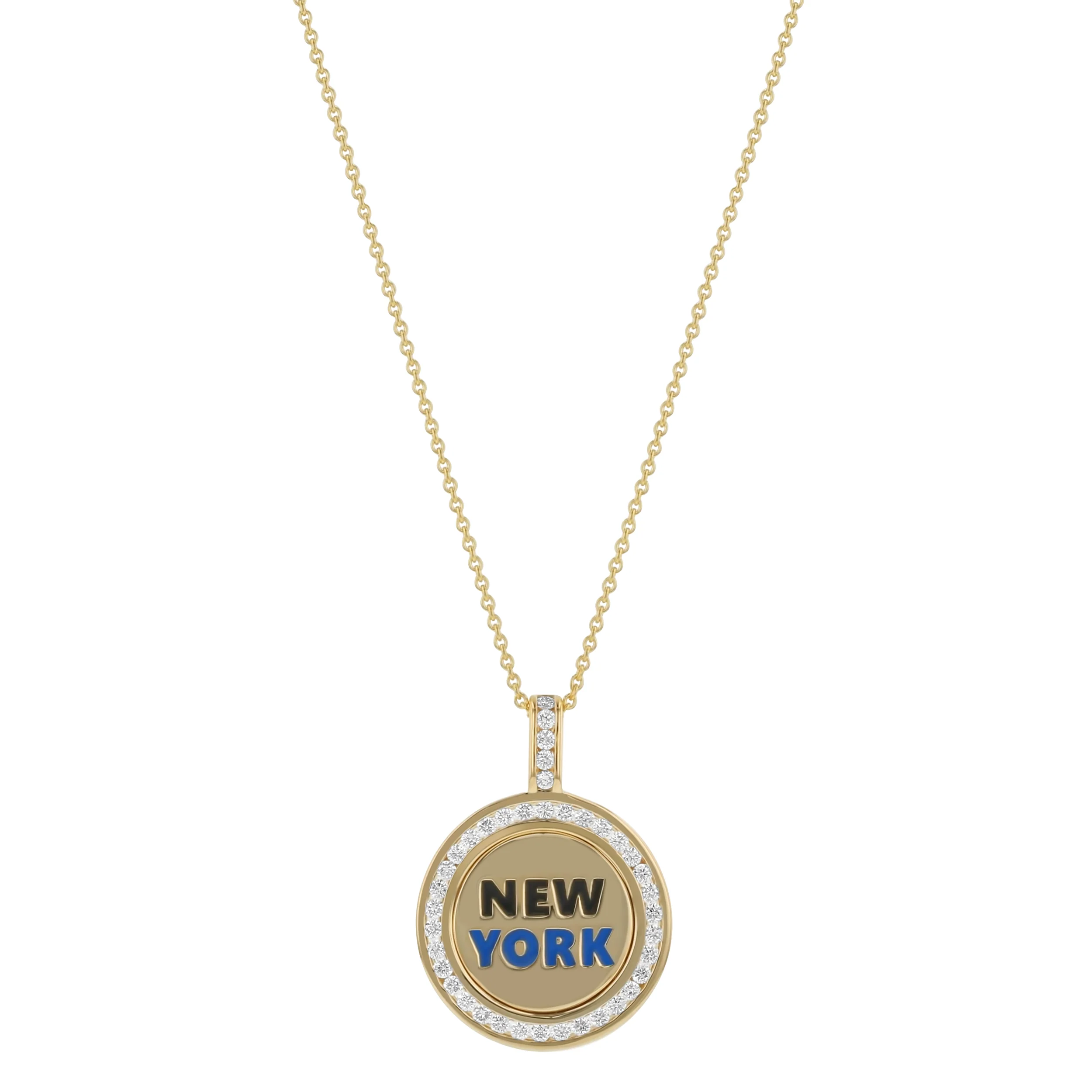 Travel Diamond Medallion – 14K Gold | VS Clarity Lab Grown Diamonds - Image 7