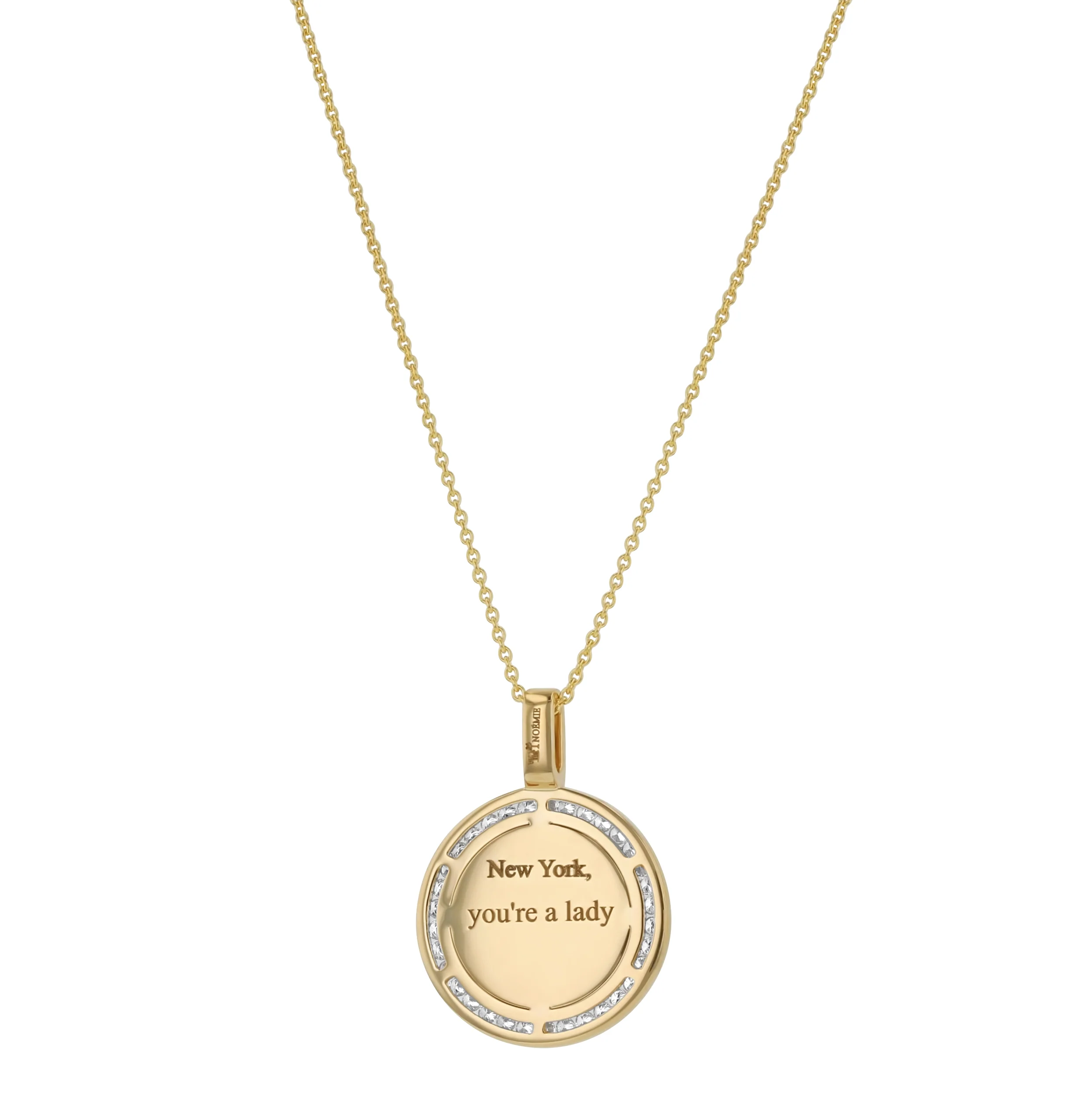 Travel Diamond Medallion – 14K Gold | VS Clarity Lab Grown Diamonds - Image 8