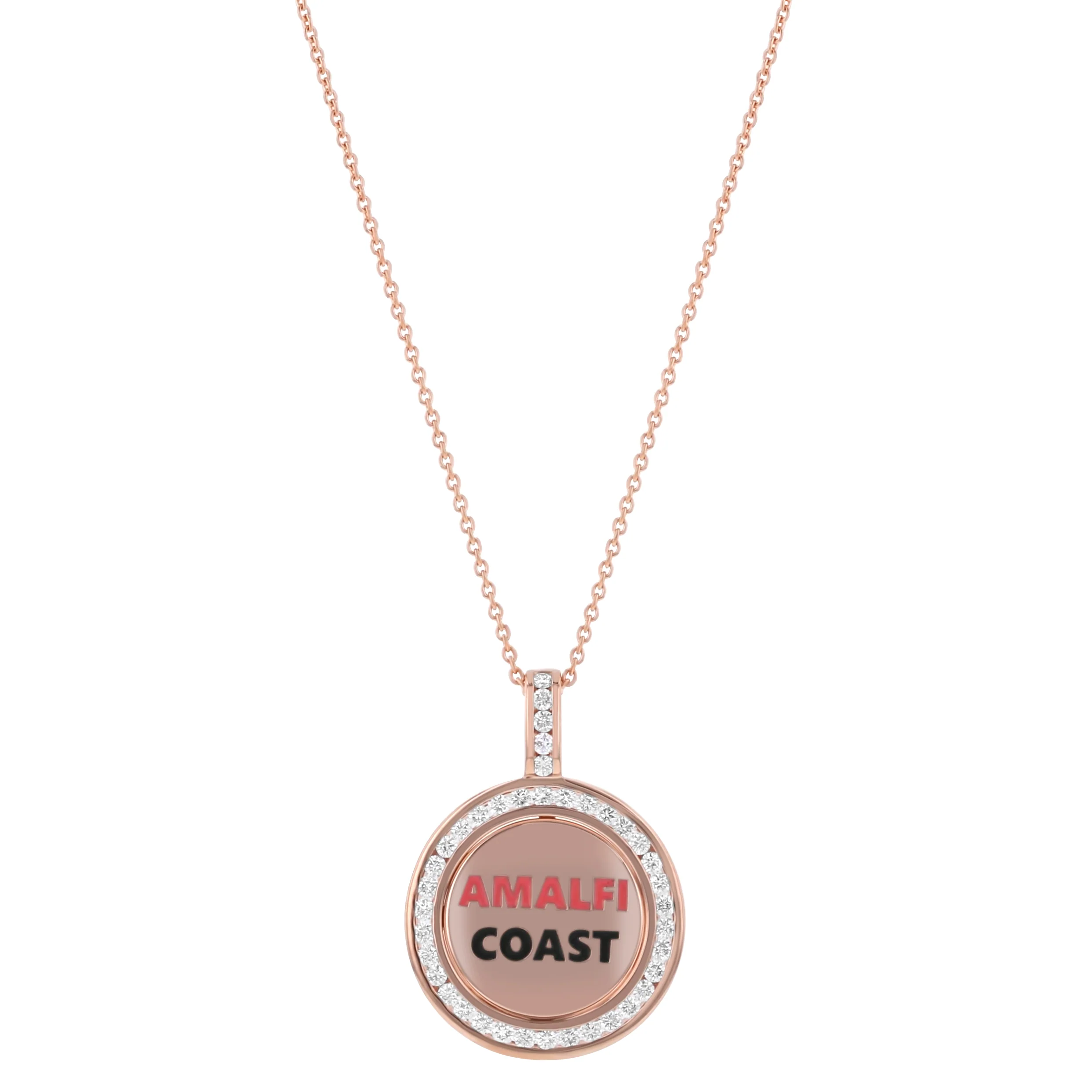 Travel Diamond Medallion – 18K Gold | VS Clarity Natural Diamonds
