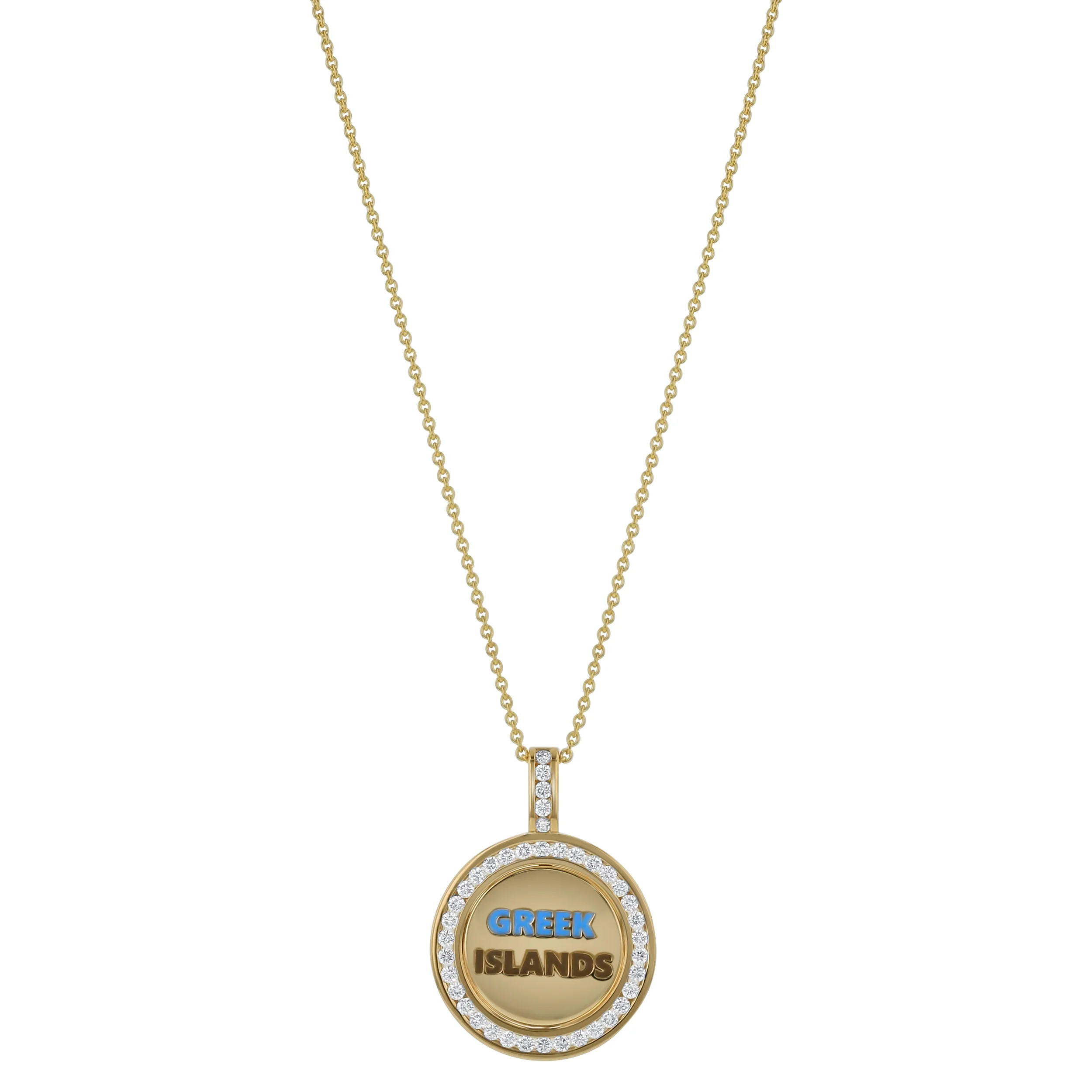 Travel Diamond Medallion – 18K Gold | VS Clarity Natural Diamonds - Image 2