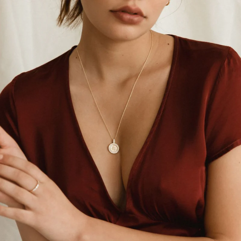 Personalized Diamond Letter/Symbol Pendant without the 18K Gold Chain - 18K Gold | VS Clarity - Image 2