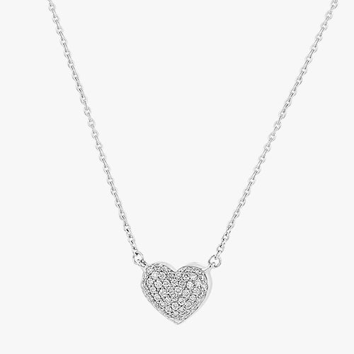 Diamond Heart Necklace - 18K Gold | VS Clarity Natural Diamonds - Image 6