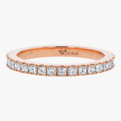 Princess Cut Diamond Eternity Band Ring - 18K Gold | VS Clarity Natural Diamonds - Image 4