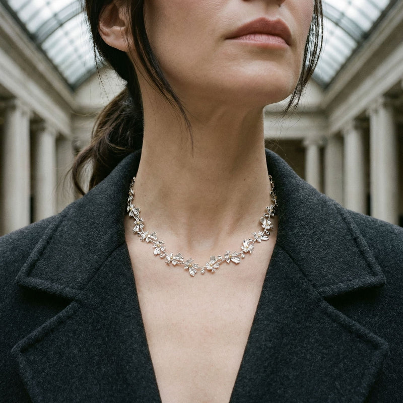 Floral Alchemy Lei Necklace - 14K Gold | VS Clarity Lab Grown Diamonds - Image 2