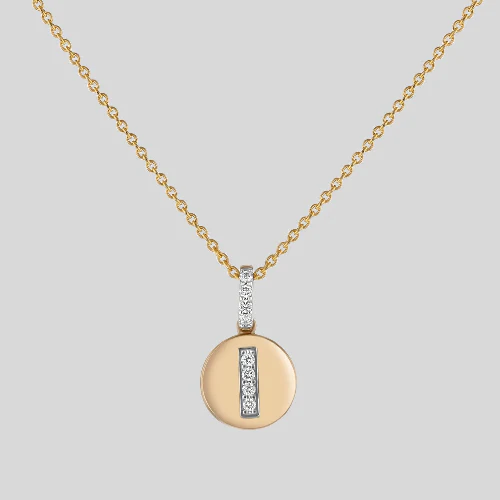 Diamond Initial Pendant without the Gold Chain - 14K Gold | VS Clarity Lab Grown Diamonds - Image 10