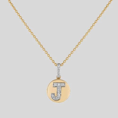 Diamond Initial Pendant without the Gold Chain - 14K Gold | VS Clarity Lab Grown Diamonds - Image 11