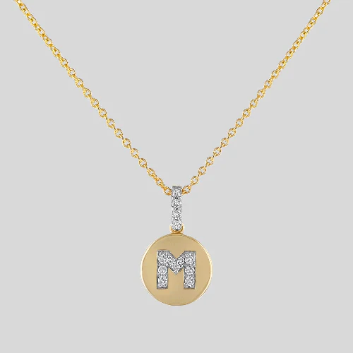 Diamond Initial Pendant without the Gold Chain - 14K Gold | VS Clarity Lab Grown Diamonds - Image 14
