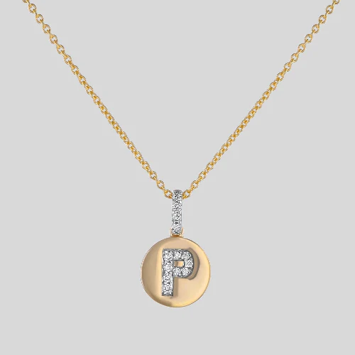 Diamond Initial Pendant without the Gold Chain - 14K Gold | VS Clarity Lab Grown Diamonds - Image 17