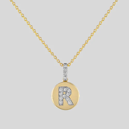 Diamond Initial Pendant without the Gold Chain - 14K Gold | VS Clarity Lab Grown Diamonds - Image 19