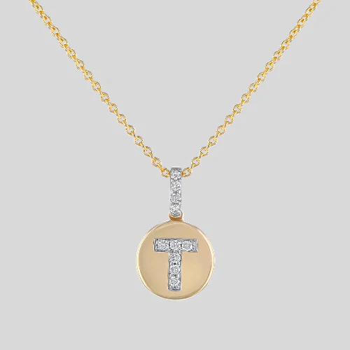 Diamond Initial Pendant without the Gold Chain - 14K Gold | VS Clarity Lab Grown Diamonds - Image 21