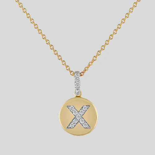 Diamond Initial Pendant without the Gold Chain - 14K Gold | VS Clarity Lab Grown Diamonds - Image 25