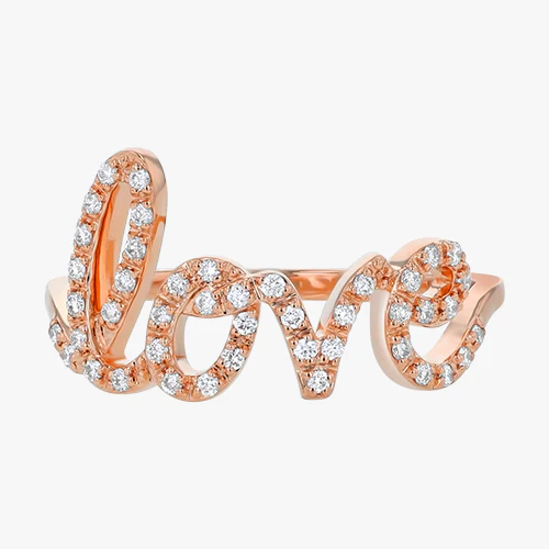 Love Ring - 14K Gold | VS Clarity Lab Grown Diamonds - Image 2