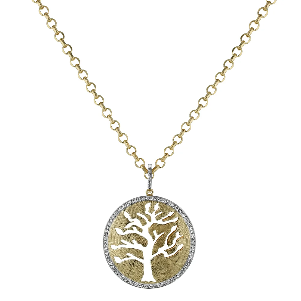 Tree of Life Pendant - 14K Gold | VS Clarity Lab Grown Diamonds