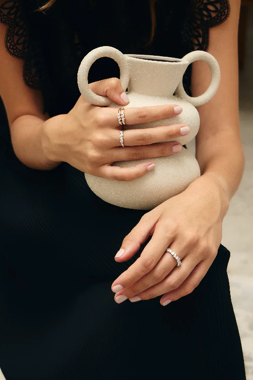 Quartet Multi Shape Diamond Ring - 14K Gold | VS Clarity Lab Grown Diamonds