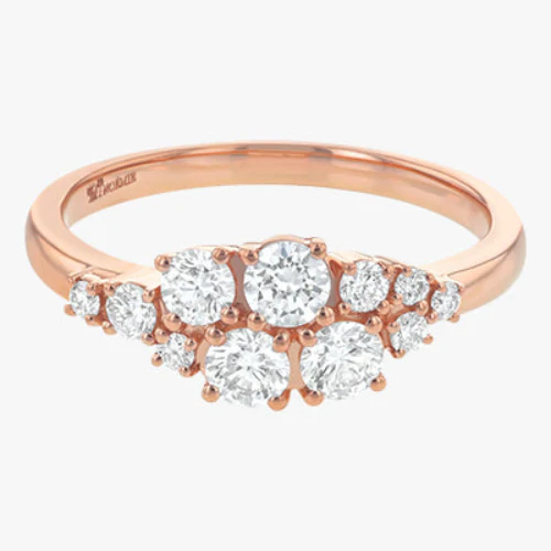 Round Diamond Cluster Ring - 14K Gold | VS Clarity Lab Grown Diamonds - Image 3