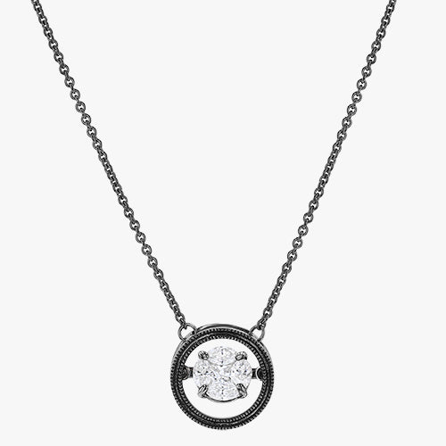Rumba Dancing Diamond Necklace - 14K Gold | VS Clarity Lab Grown Diamonds - Image 5