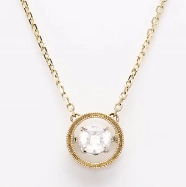 Rumba Dancing Diamond Necklace - 14K Gold | VS Clarity Lab Grown Diamonds - Image 6