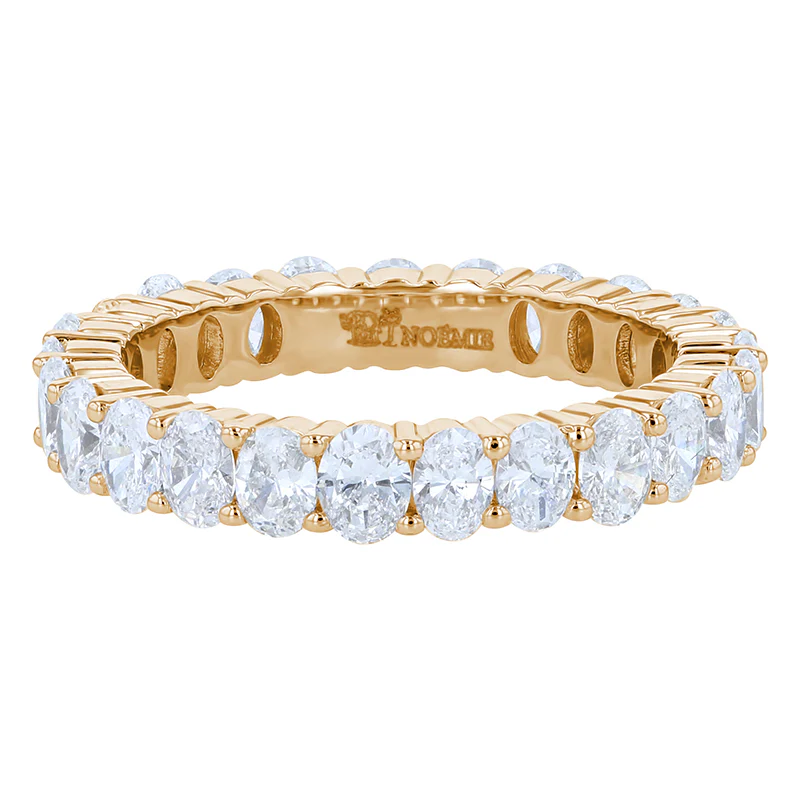 Oval Cut Diamond Eternity Band Ring - 14K Gold | VS Clarity Lab Grown Diamonds - Image 3