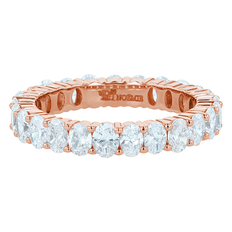 Oval Cut Diamond Eternity Band Ring - 14K Gold | VS Clarity Lab Grown Diamonds - Image 4