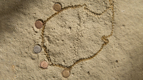 Personalized Diamond Medallion Necklace - 18K Gold | VS Clarity Natural Diamonds - Image 5