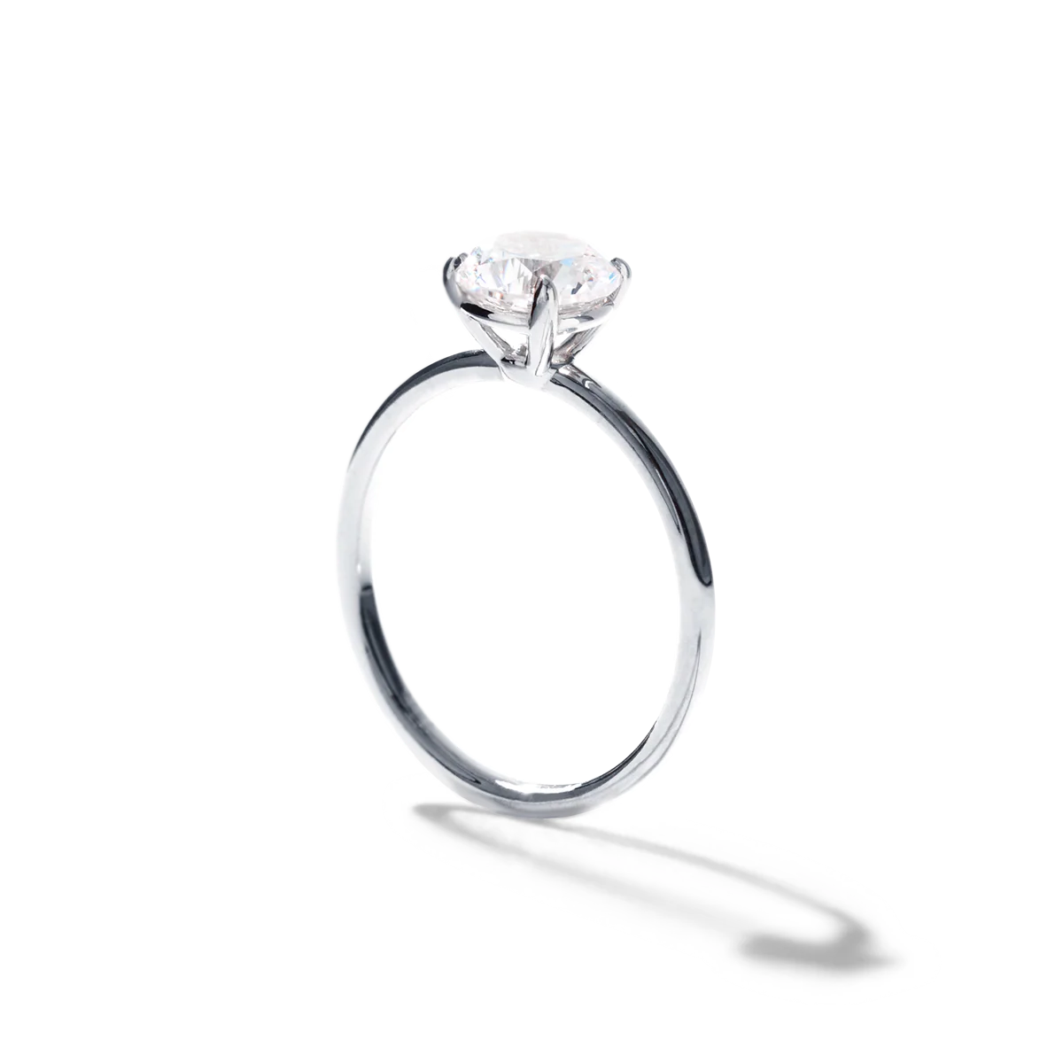 Noémie Solitaire Pick Your Diamond Shape Engagement Ring - 18K Gold - Image 27