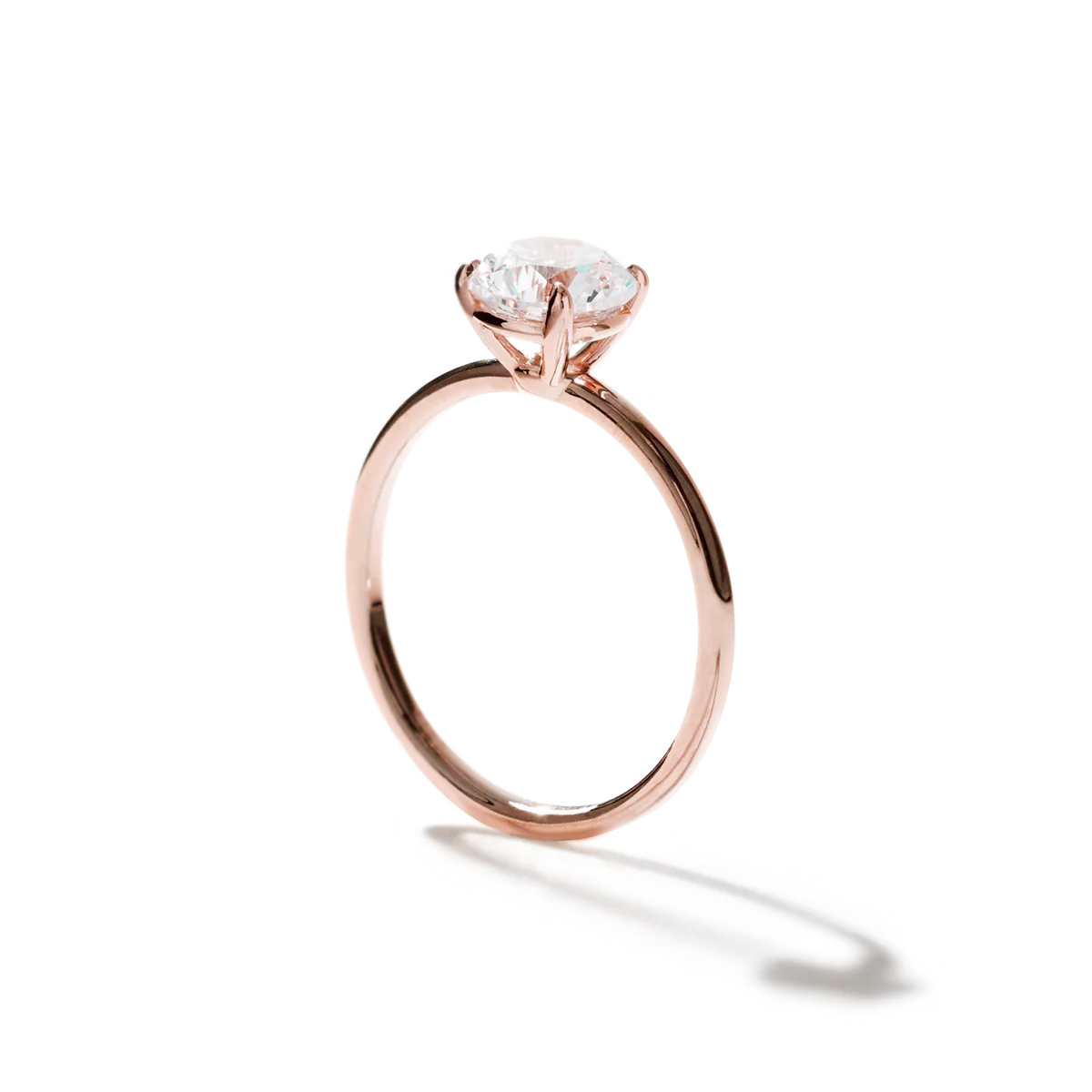 Noémie Solitaire Pick Your Diamond Shape Engagement Ring - 18K Gold - Image 28