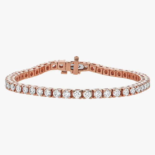 5 Carat Diamond Tennis Bracelet - 18K Gold | VS Clarity Natural Diamonds - Image 3