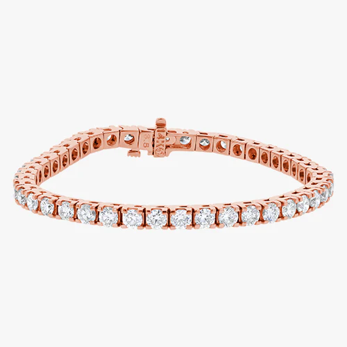 7 Carat Diamond Tennis Bracelet - 18K Gold | VS Clarity Natural Diamonds - Image 4