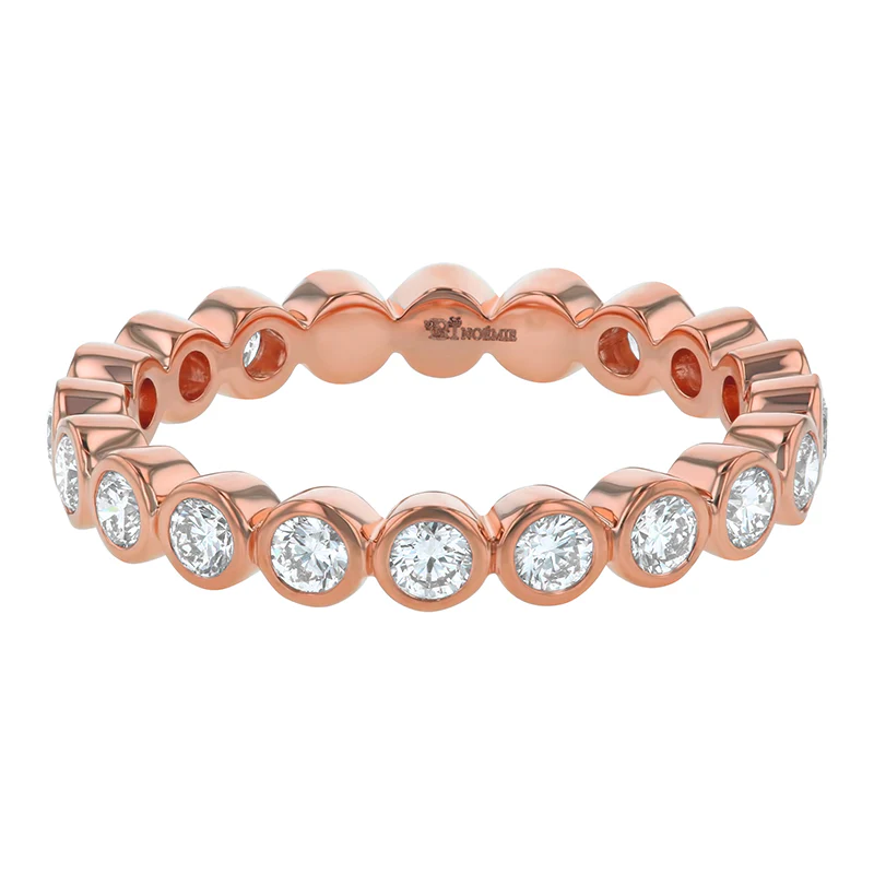 Bezel Diamond Ring - 18K Gold | VS Clarity Natural Diamonds - Image 4