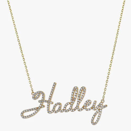 Custom Name Necklace - 14K Gold | VS Clarity Lab Grown Diamonds - Image 11