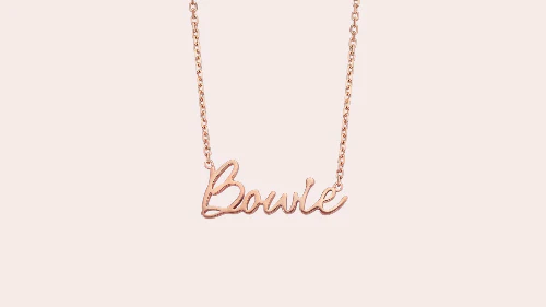 Custom Name Necklace - 18K Gold | VS Clarity Natural Diamonds - Image 5